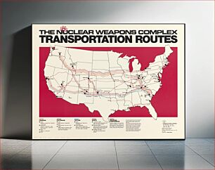 Πίνακας, The nuclear weapons complex transportation routes