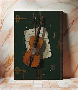 Πίνακας, The Old Violin (ca. 1890) by John Frederick Peto