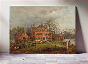 Πίνακας, The Old Westover House (1869) by Edward Lamson Henry