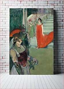 Πίνακας, The Opera Messalina at Bordeaux (Messaline descend l'escalier bordé de figurants) (ca. 1900–1901) by