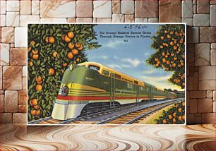 Πίνακας, The Orange Blossom Special going through orange groves in Florida