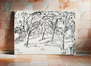 Πίνακας, The Orchard (1922) by Paul Nash