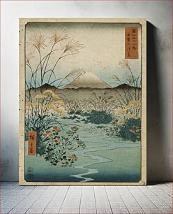 Πίνακας, The Ōtsuki Plain in Kai Province by Utagawa Hiroshige