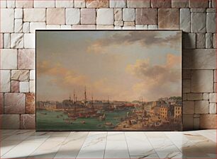 Πίνακας, The Outer Harbor of Brest by Henri Joseph van Blarenberghe