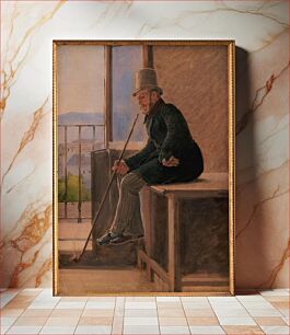 Πίνακας, The painter Jørgen Sonne by Constantin Hansen
