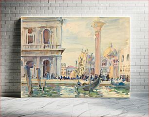 Πίνακας, The Piazzetta (ca. 1911) by John Singer Sargent