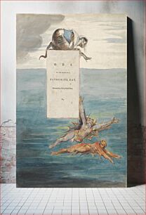 Πίνακας, The Poems of Thomas Gray, Design 7, "Ode on the Death of a Favourite Cat."