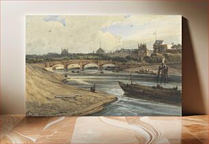 Πίνακας, The Pont de la Concorde and Tuileries Palace from the Cours la Reine