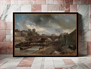 Πίνακας, The Pont Neuf by Johan Barthold Jongkind