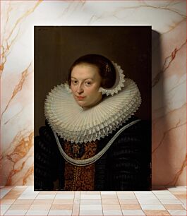 Πίνακας, The portrait of johanna de visscher, David Bailly
