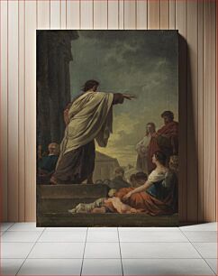 Πίνακας, The Predication of Saint Paul by Joseph Benoiit Suvee