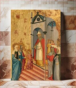 Πίνακας, The Presentation of the Virgin in the Temple (ca. 1400–1405) by Andrea di Bartolo