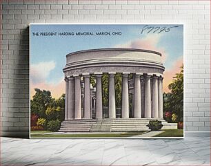 Πίνακας, The President Harding Memorial, Marion, Ohio