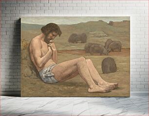 Πίνακας, The Prodigal Son (ca. 1879) by Pierre Puvis de Chavannes