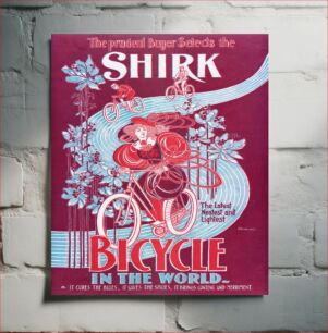 Πίνακας, The Prudent buyer selects the Shirk, the latest, neatest, and lightest bicycle in the world / Ottman, Chic. (1890-1900)