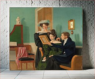 Πίνακας, The Raffenberg Family by Wilhelm Ferdinand Bendz