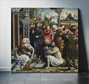 Πίνακας, The Raising of Lazarus by Lucas Van Leyden