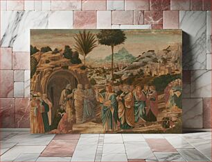 Πίνακας, The Raising of Lazarus (mid 1490s) by Benozzo Gozzoli