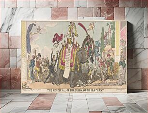 Πίνακας, The Rehearsal or the Baron and the Elephant by various artists/makers