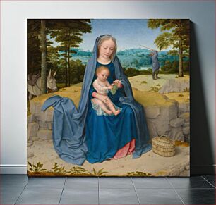 Πίνακας, The Rest on the Flight into Egypt (ca. 1510) by Gerard David