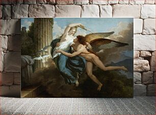Πίνακας, The Reunion of Cupid and Psyche by Jean Pierre Saint Ours