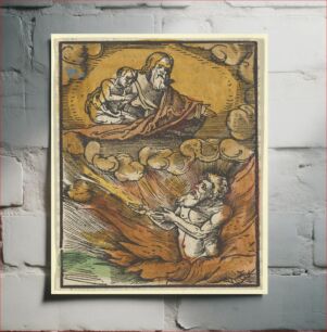 Πίνακας, The Rich Man in Hell and the Poor Lazarus in Abraham's Lap, from Das Plenarium