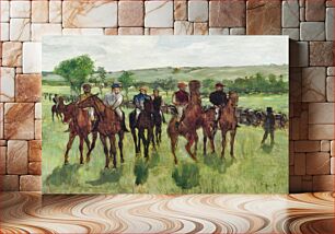 Πίνακας, The Riders (ca. 1885) by Edgar Degas
