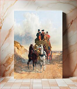 Πίνακας, The Royal Mail Coach on the Road (1841) by John Frederick Herring