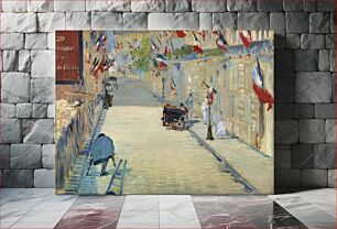 Πίνακας, The Rue Mosnier with Flags (1878) by Edouard Manet