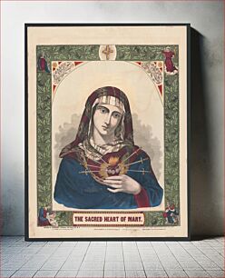 Πίνακας, The sacred heart of Mary