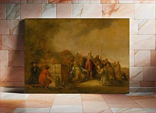 Πίνακας, The sacrifice of elias on mount carmel, Jacob Willemsz