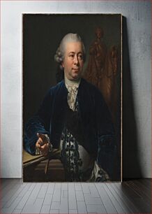 Πίνακας, The sculptor Jacques-François-Joseph Saly by Jens Juel