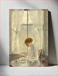 Πίνακας, The Seamstress (1916) by Joseph Rodefer DeCamp