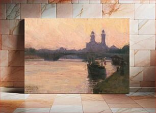 Πίνακας, The Seine (ca. 1902) by Henry Ossawa Tanner