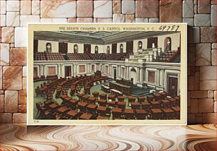 Πίνακας, The Senate Chamber, U. S. Capitol, Washington, D. C