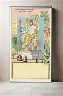 Πίνακας, The seven wonders of the world. Statue of Jupiter Olympus