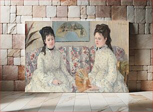 Πίνακας, The Sisters (1869) by Berthe Morisot