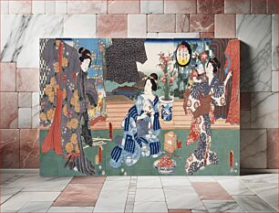 Πίνακας, The Sixth Lunar Month by Utagawa Kunisada