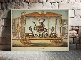 Πίνακας, The snake wagon