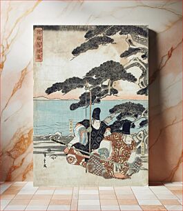 Πίνακας, The Source of the Pine at Onoe Aioi by Utagawa Hiroshige
