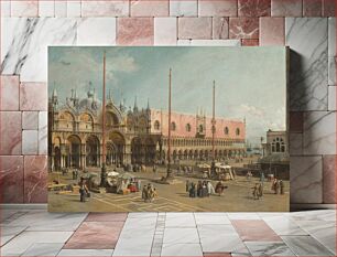 Πίνακας, The Square of Saint Mark's, Venice (1742–1744) by Canaletto