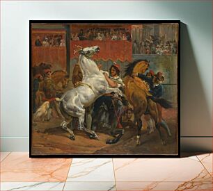 Πίνακας, The Start of the Race of the Riderless Horses by Horace Vernet