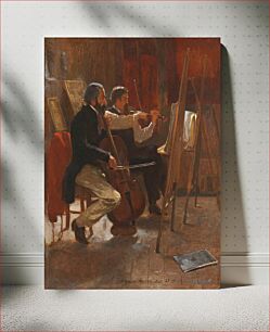 Πίνακας, The Studio (1867) by Winslow Homer