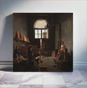 Πίνακας, The Studio of Jacques-Louis David by Léon Mathieu Cochereau