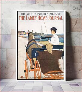 Πίνακας, The Summer–Porch Number of The Ladies' Home Journal (1908) by Edward Penfield