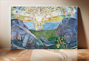 Πίνακας, The Sun (1910s) oil painting art by Edvard Munch