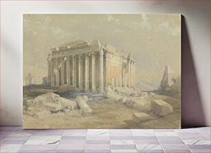 Πίνακας, The Temple of Baalbec