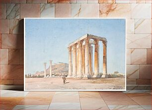 Πίνακας, The Temple of Zeus by Martinus Rørbye