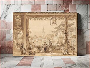 Πίνακας, The Terrace of a Mandarin's House in Peking