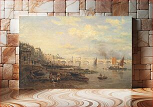 Πίνακας, The Thames and Waterloo Bridge from Somerset House